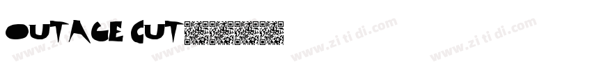 Outage Cut字体转换